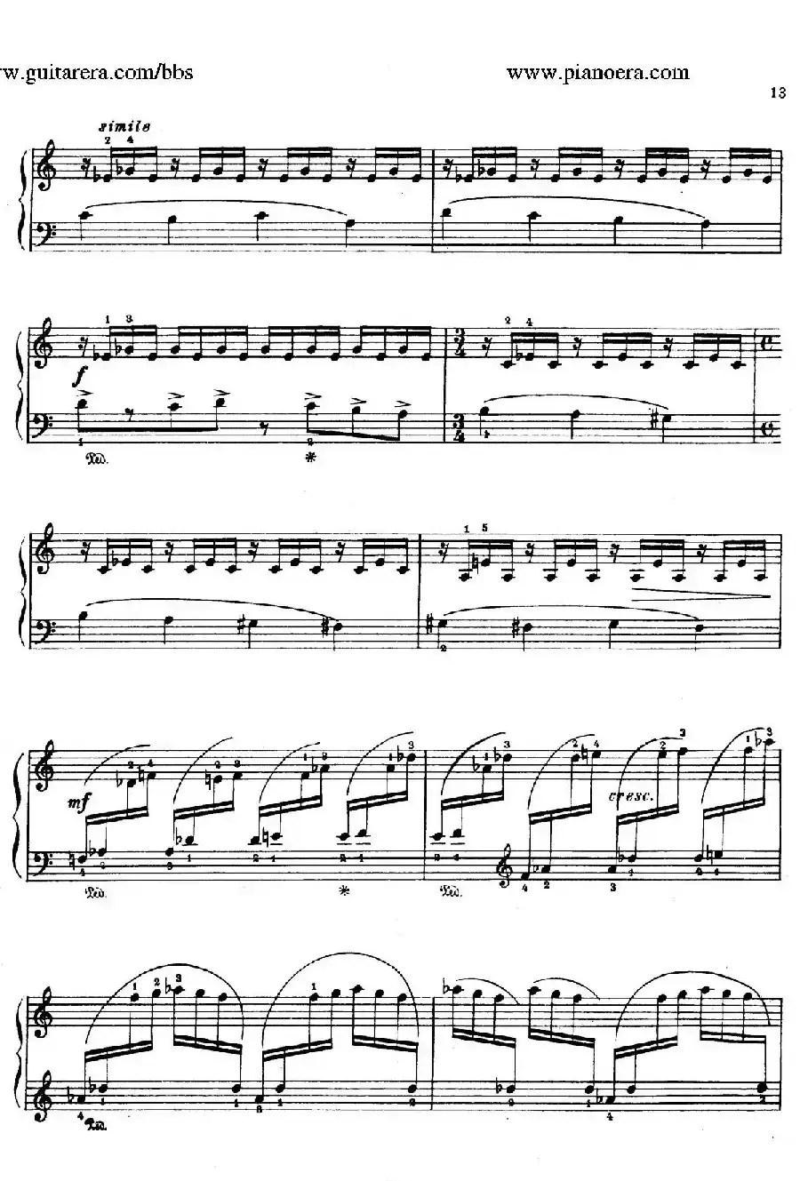 Piano Sonatina in C Major Op.93（C大调钢琴小奏鸣曲·第三乐章）