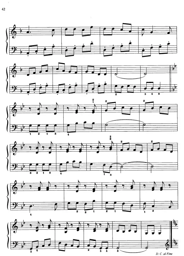 110首中国民歌钢琴小曲集：欢乐舞曲