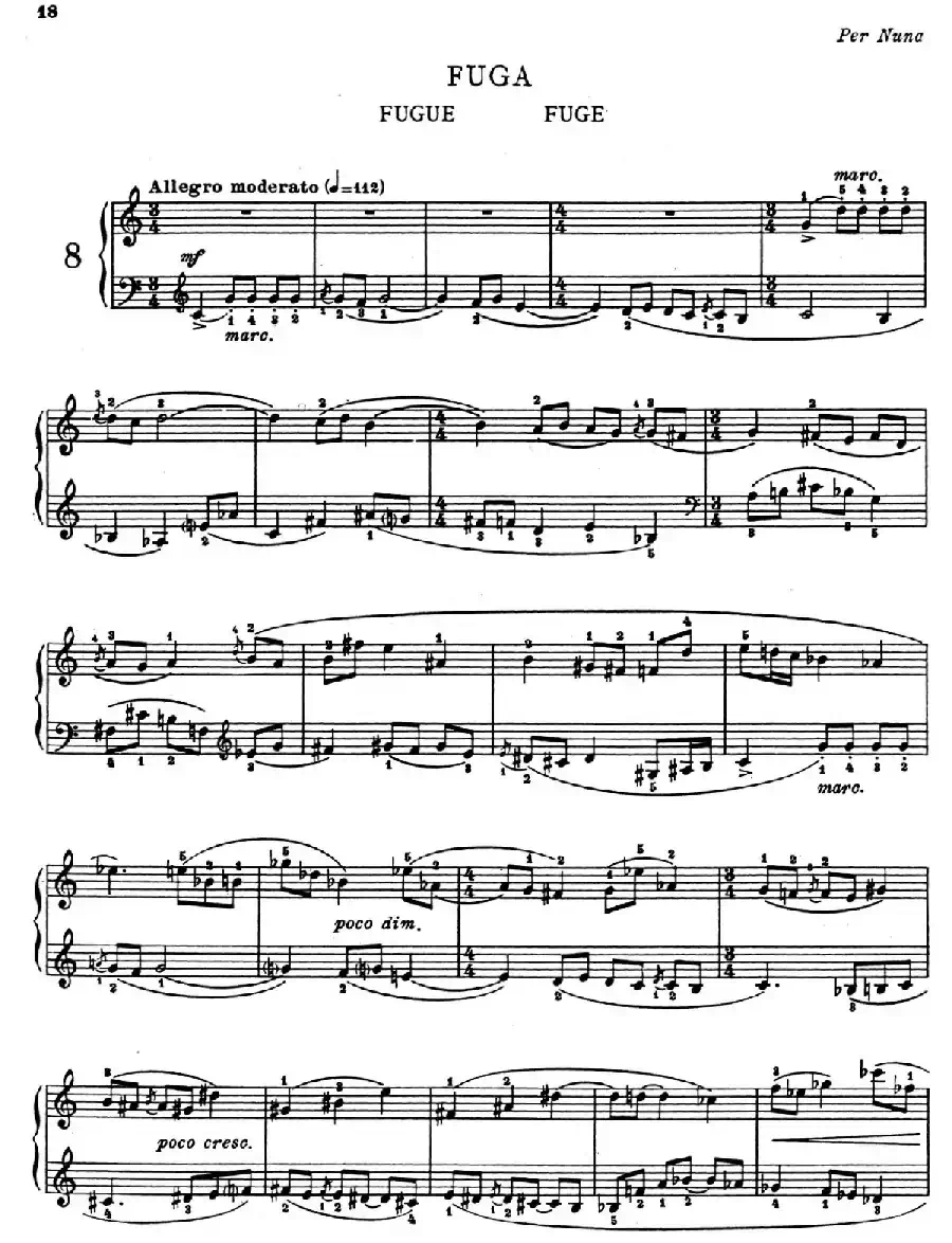 Children's Album Book 1 Op.62（儿童钢琴曲集·8）