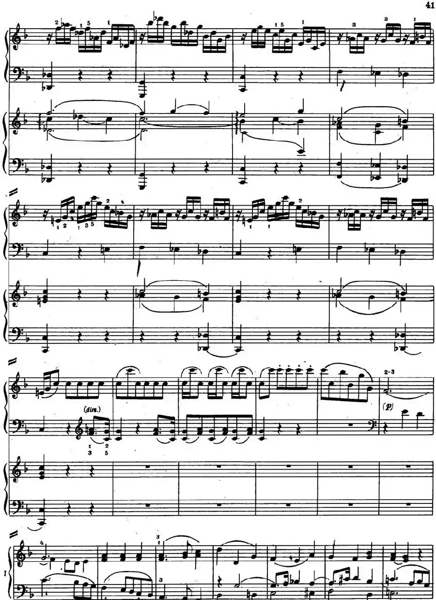 二十八部钢琴协奏曲 No.11（P31-42）