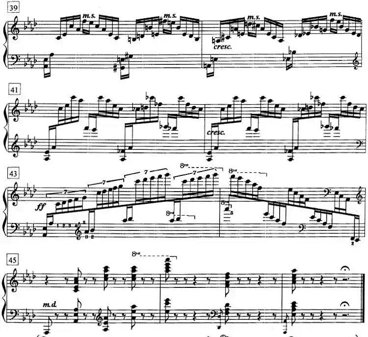 钢琴教程第七级 练习曲（OP.72 No.11）