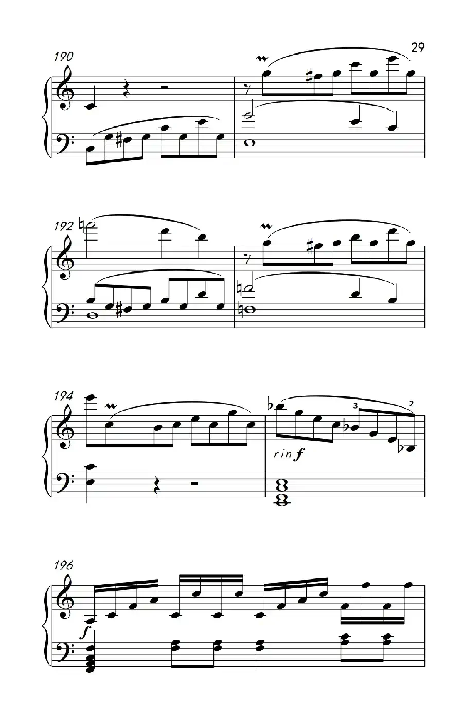 奏鸣曲 Opus 2 Nr.3 第一乐章(贝多芬奏鸣曲集 1)