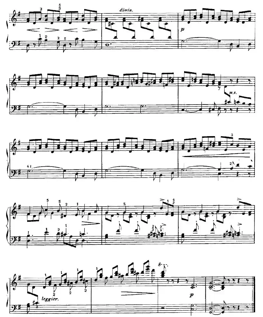 20 Petites Etudes, Op.91(20首小型练习曲)(9)