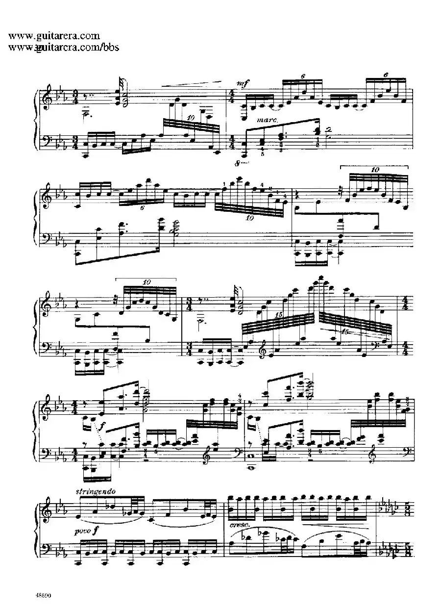Piano Sonata Op.26（钢琴奏鸣曲·第一乐章）