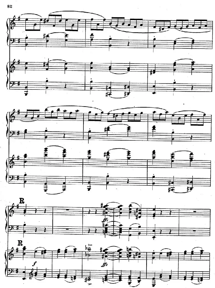 Symphony No.4 in e Minor Op.98（e小调第四交响曲·双钢琴）