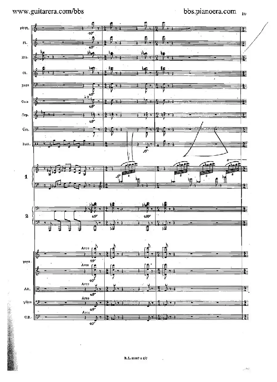 Concerto for 2 Pianos in d Minor（d小调双钢琴协奏曲·总谱）