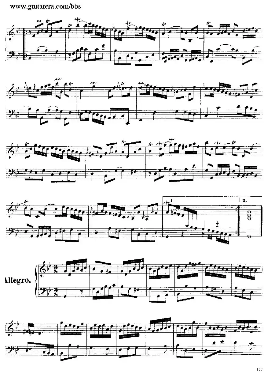 Suite No.7 in g Minor HWV 432（g小调第七组曲）