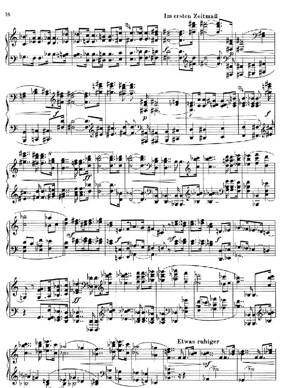Piano Sonata No.1（第一钢琴奏鸣曲·Ⅲ）