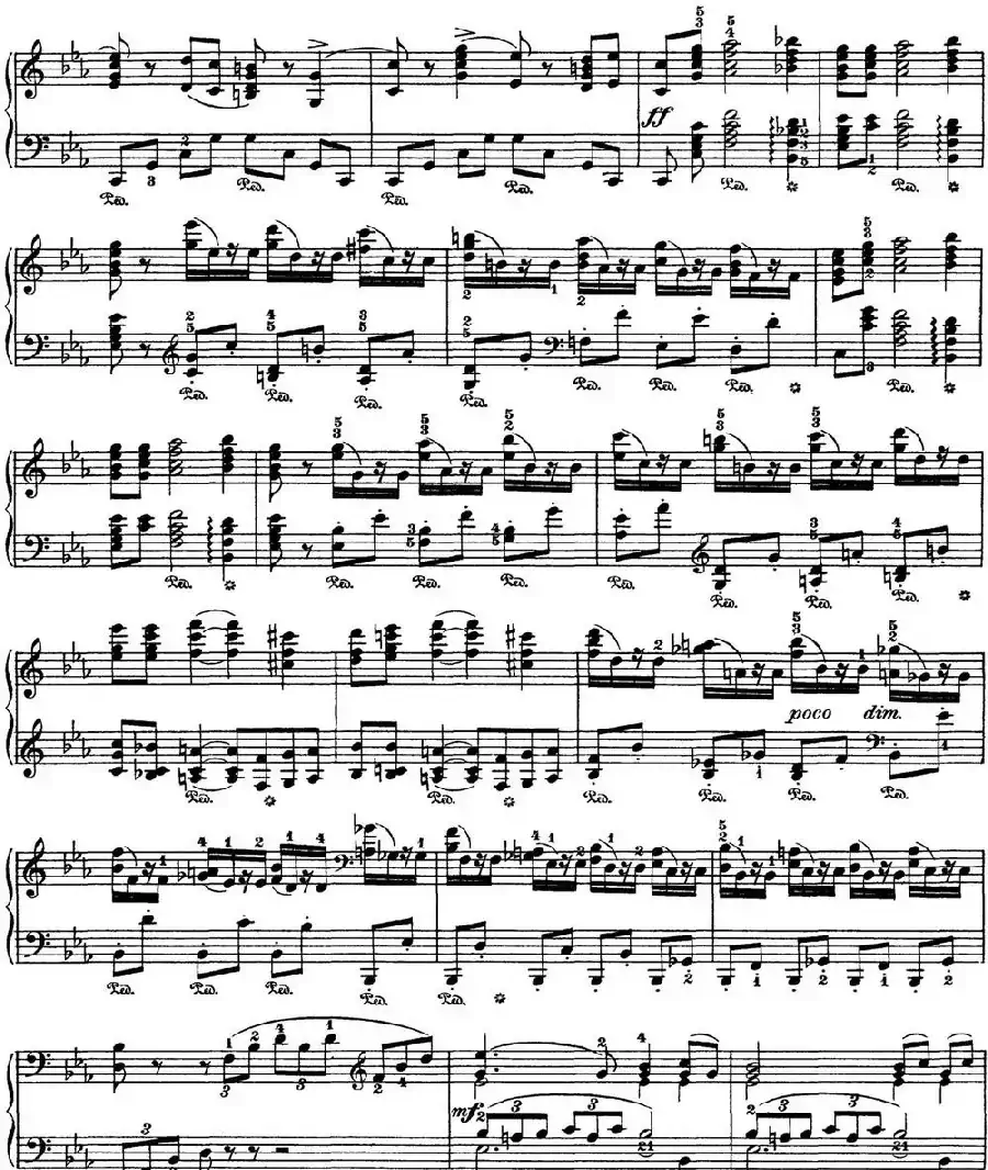 柴可夫斯基 四季 7月 割草人之歌 降E大调 Reapers Song E flat major