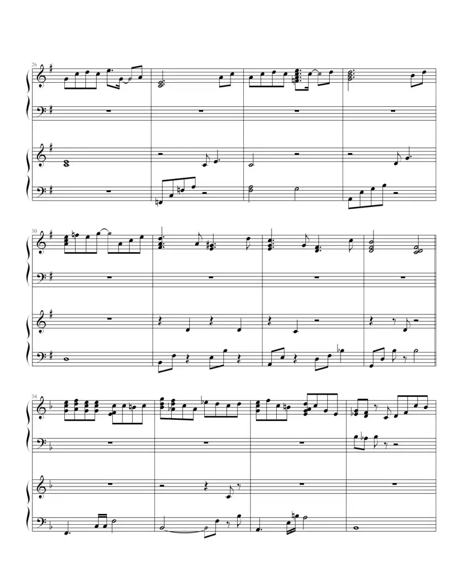 TO YOU（双钢琴）