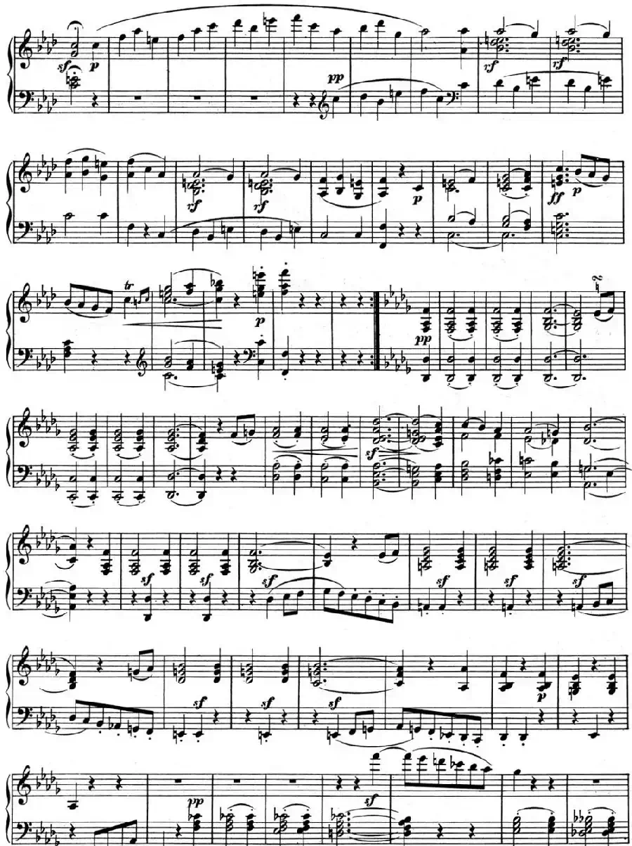 贝多芬钢琴奏鸣曲06 F大调 Op.10 No.2 F major