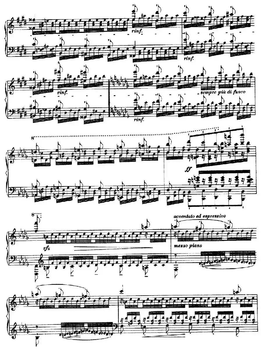 12 Etudes d'execution Transcendante S.139（12首超技练习曲·12）