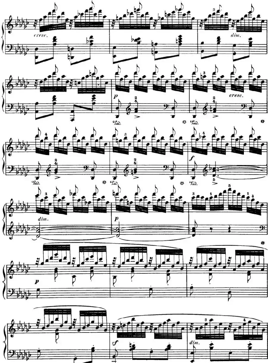 50首车尔尼Op.740钢琴手指灵巧技术练习曲(NO.47)