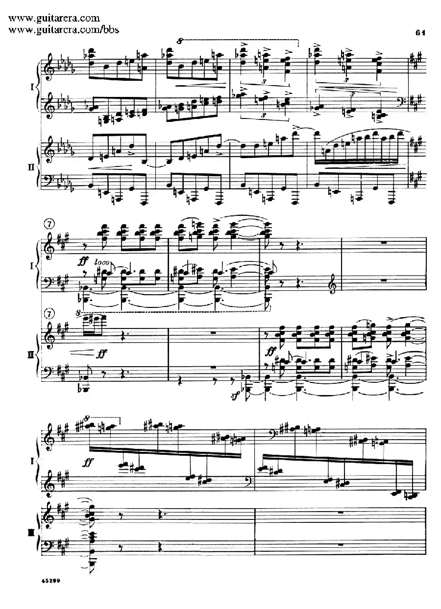 Piano Concerto Op.38（钢琴协奏曲·双钢琴·第三乐章）