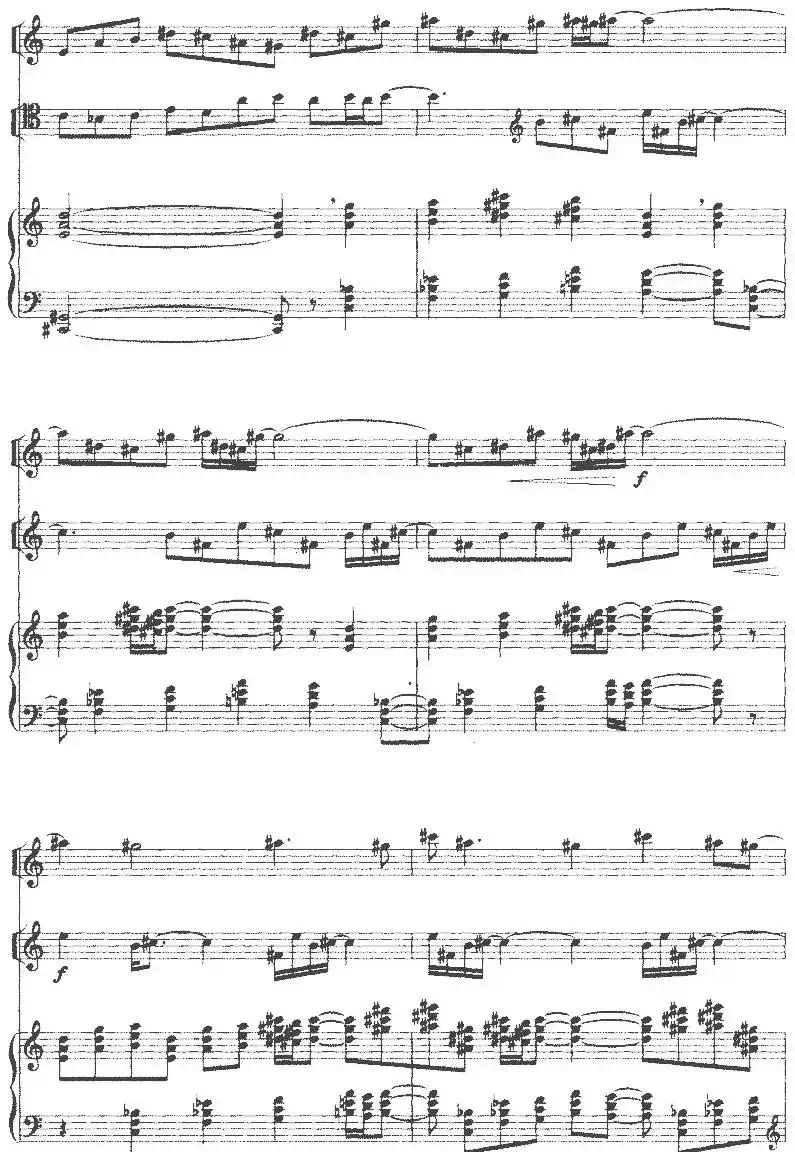 钢琴三重奏（陈铭志作曲版、小提琴+大提琴+钢琴）