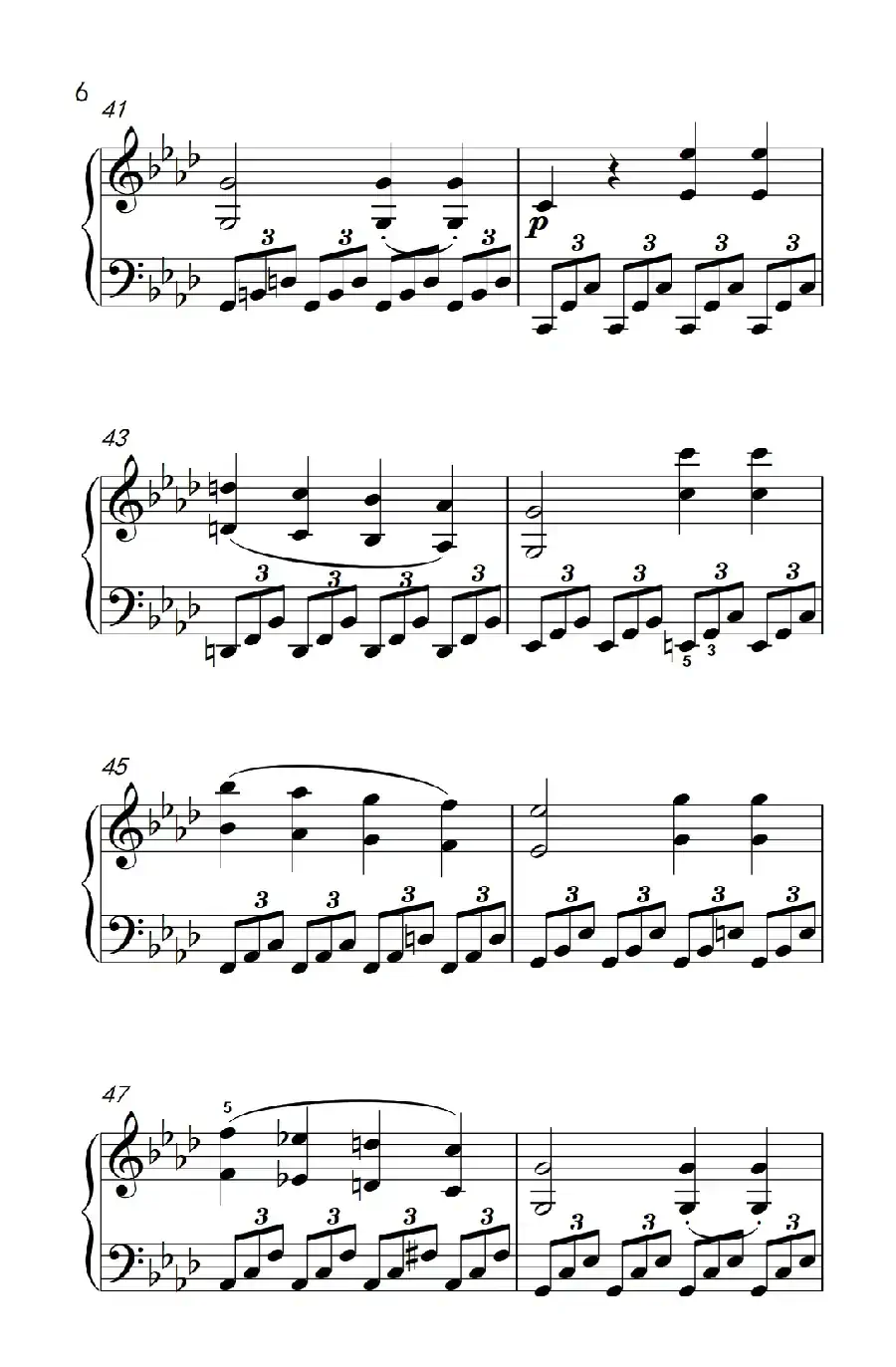 奏鸣曲 Opus 2 Nr.1 第四乐章(贝多芬奏鸣曲集 1)