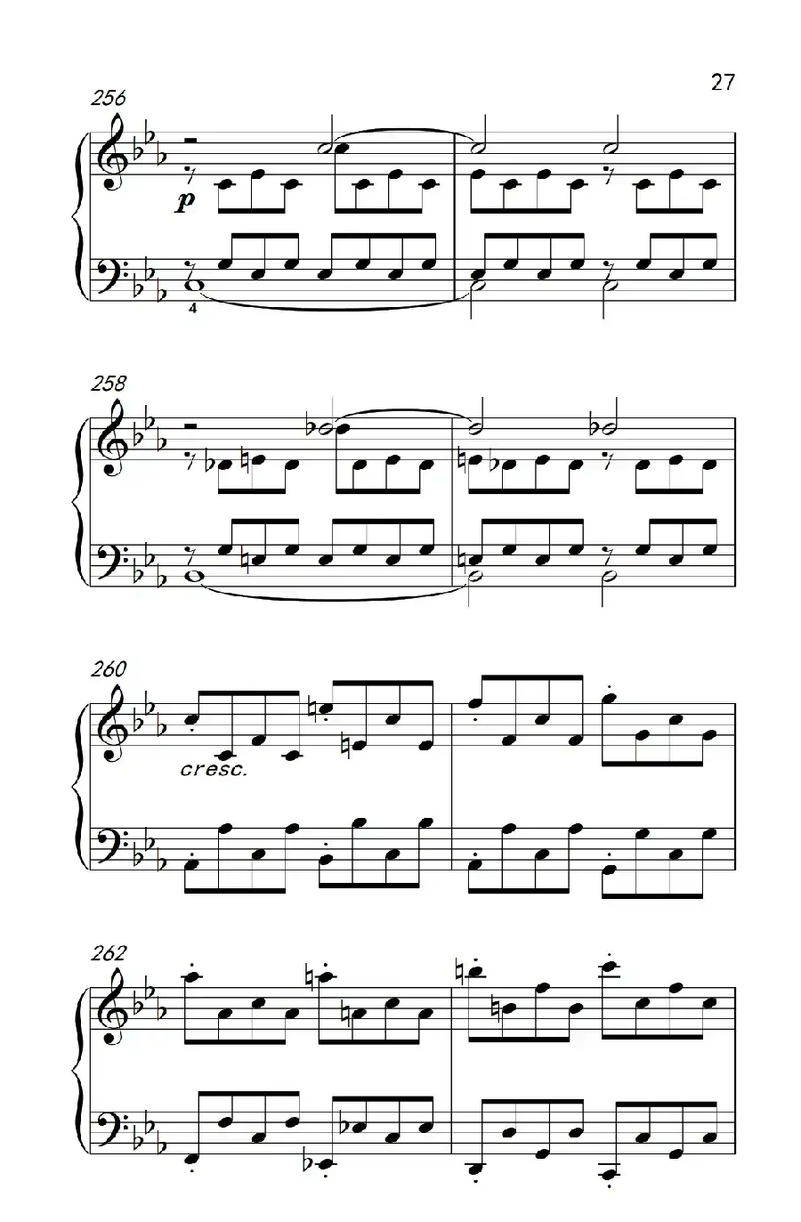 第八钢琴奏鸣曲（悲怆） 极慢的慢板序奏转辉煌的快板