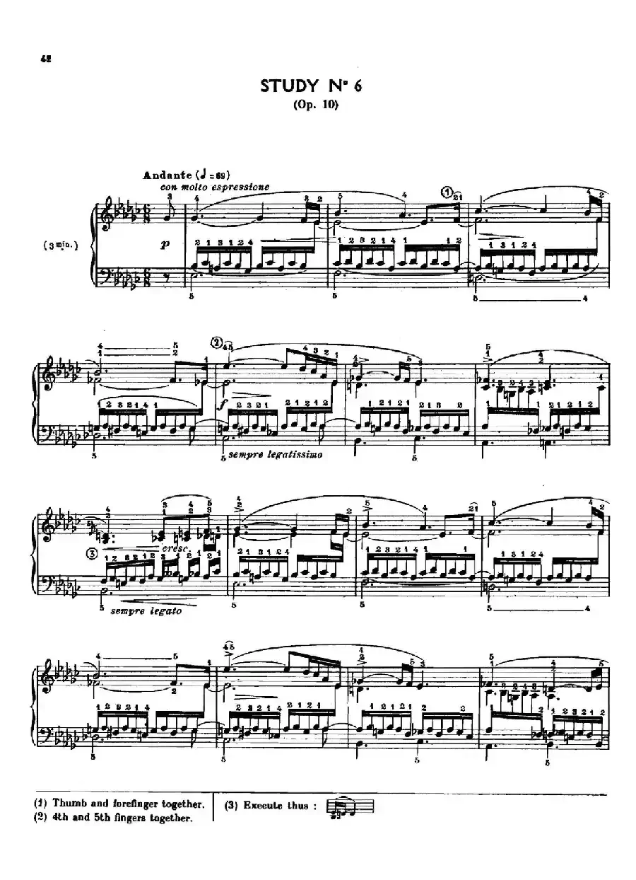 12 Etudes Op.10 柯尔托教学版（12首练习曲·6）
