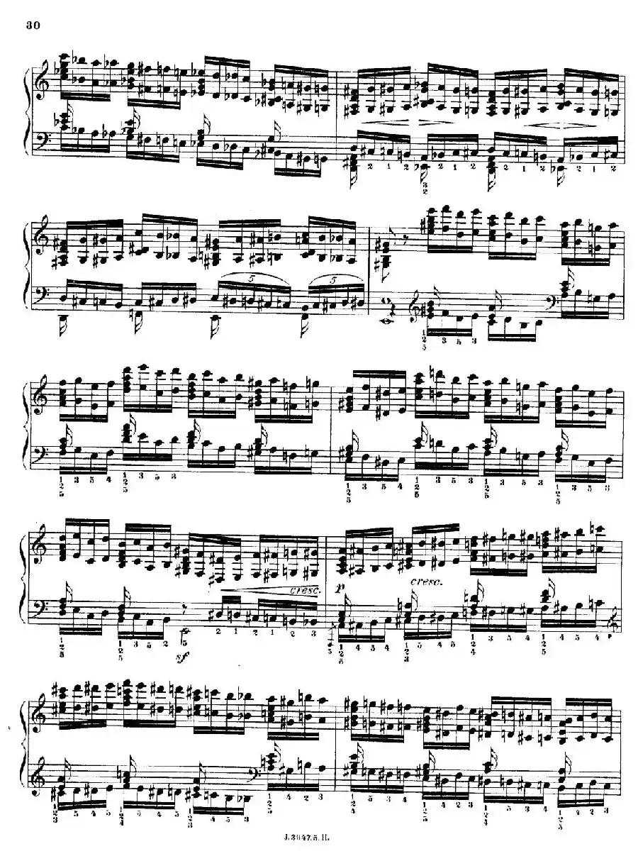 6 Etudes de Concert（6首音乐会练习曲·5）