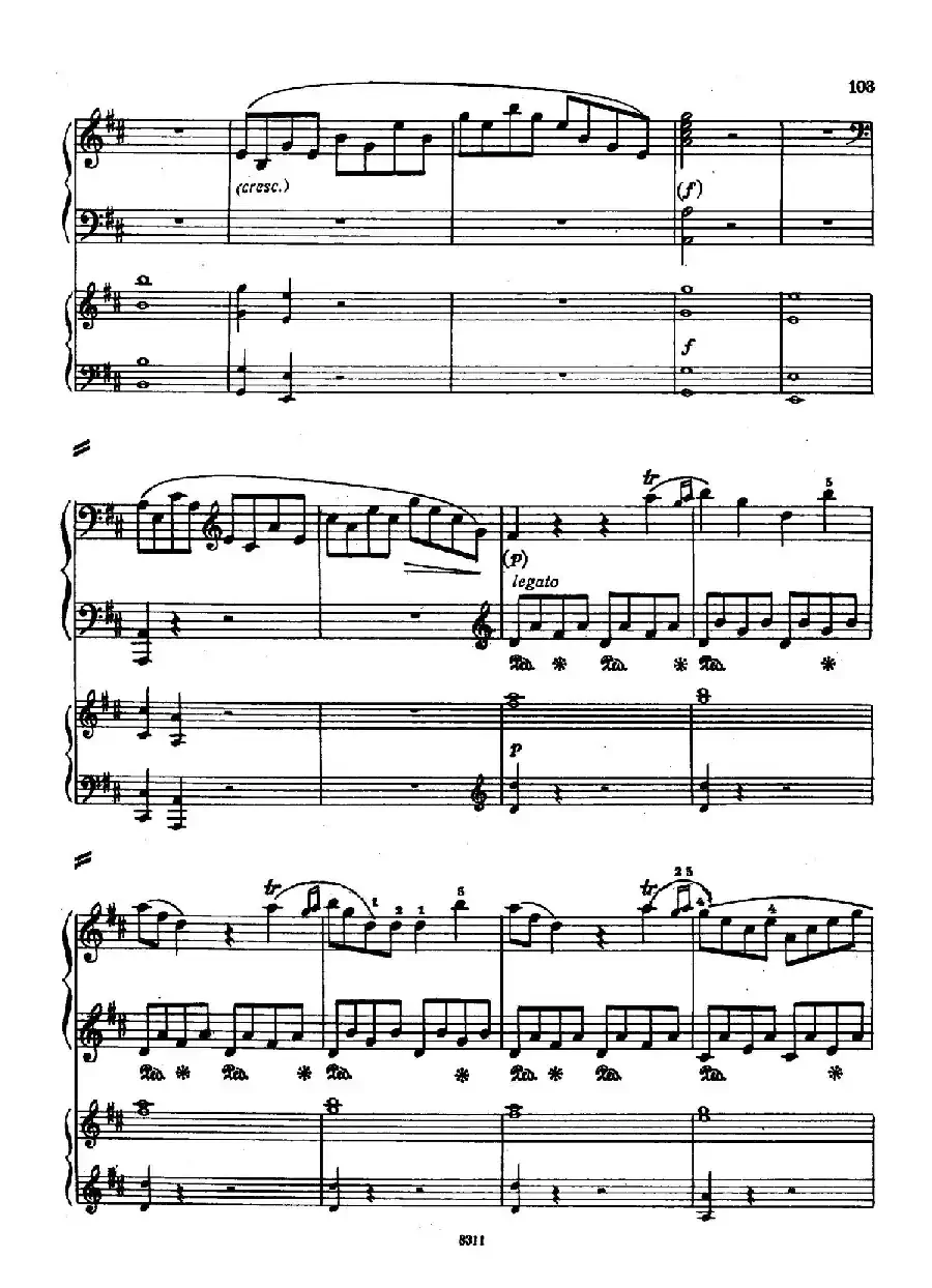 Concerto no 5 K 175 - 2 Piano（Ⅲ）