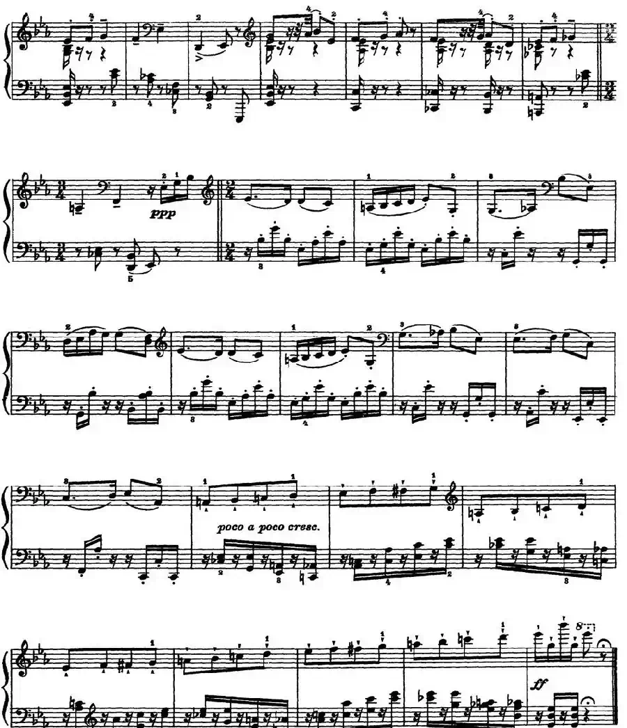 柴可夫斯基18首钢琴小品Op.72（13.Echo rustique）