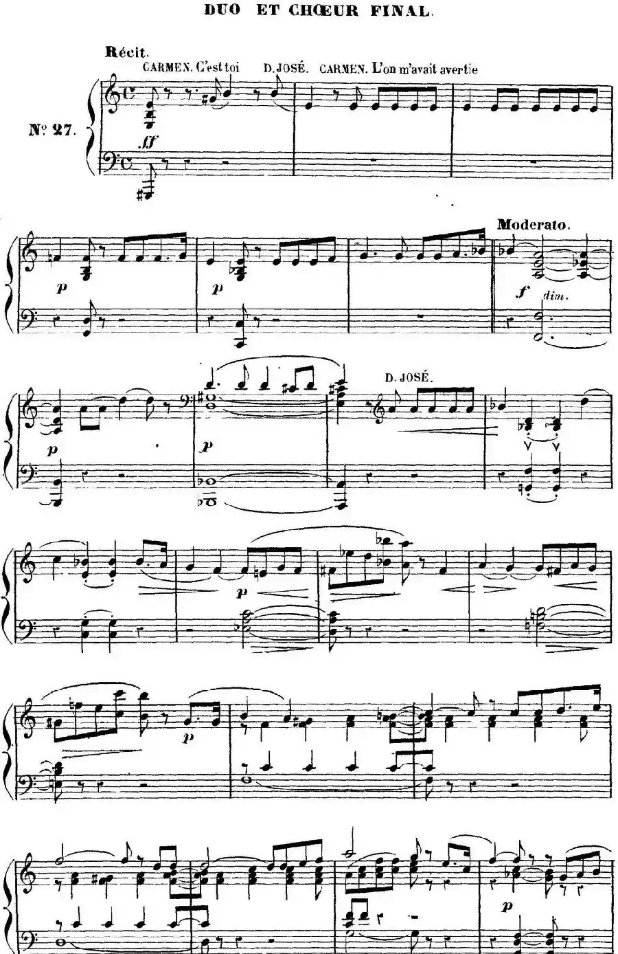Carmen for Solo Piano（卡门全剧钢琴独奏版）（No.27）