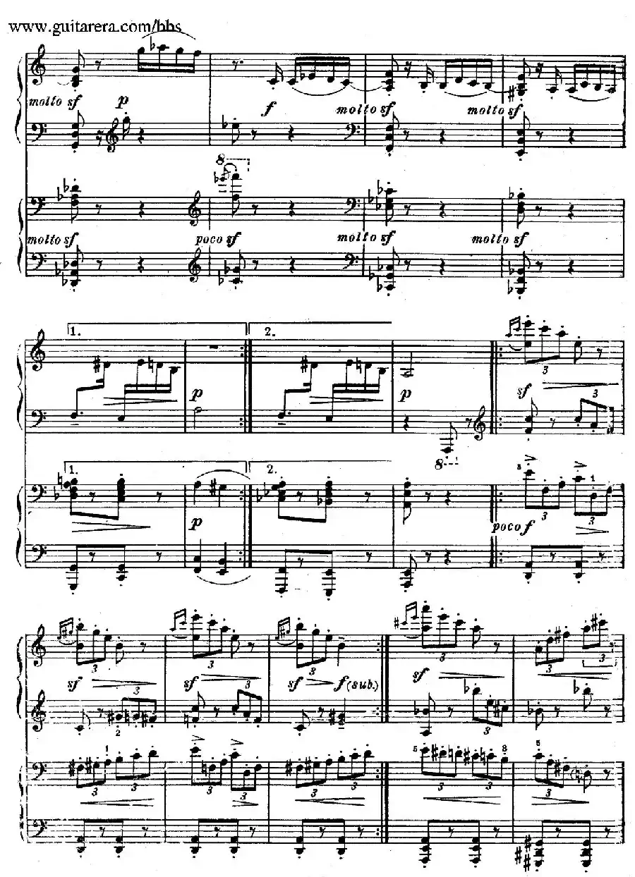 Variation on a Theme by Paganini（帕格尼尼主题变奏曲·双钢琴）
