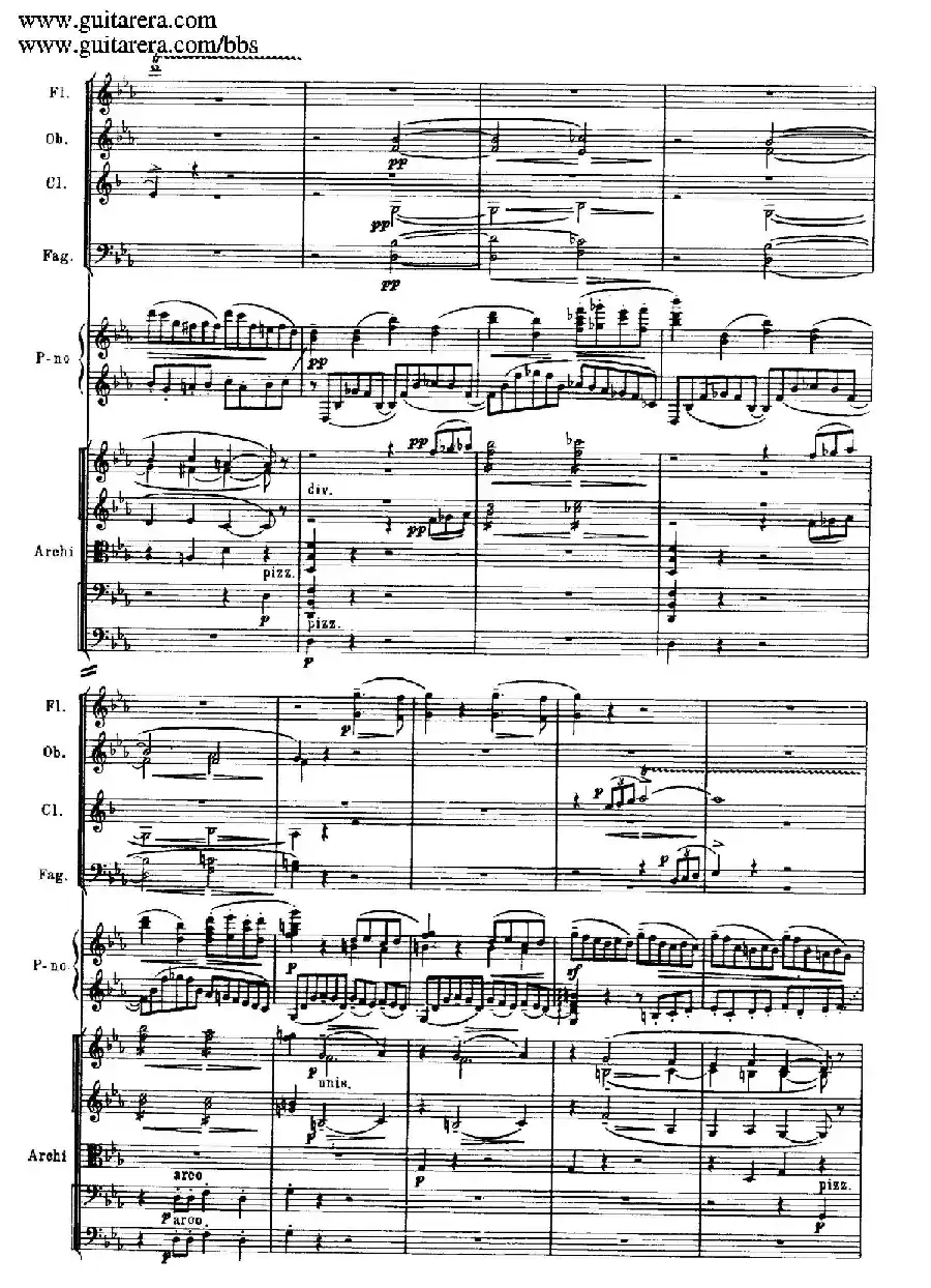 c小调第二钢琴协奏曲 Op.18（第一乐章总谱·P19——27）