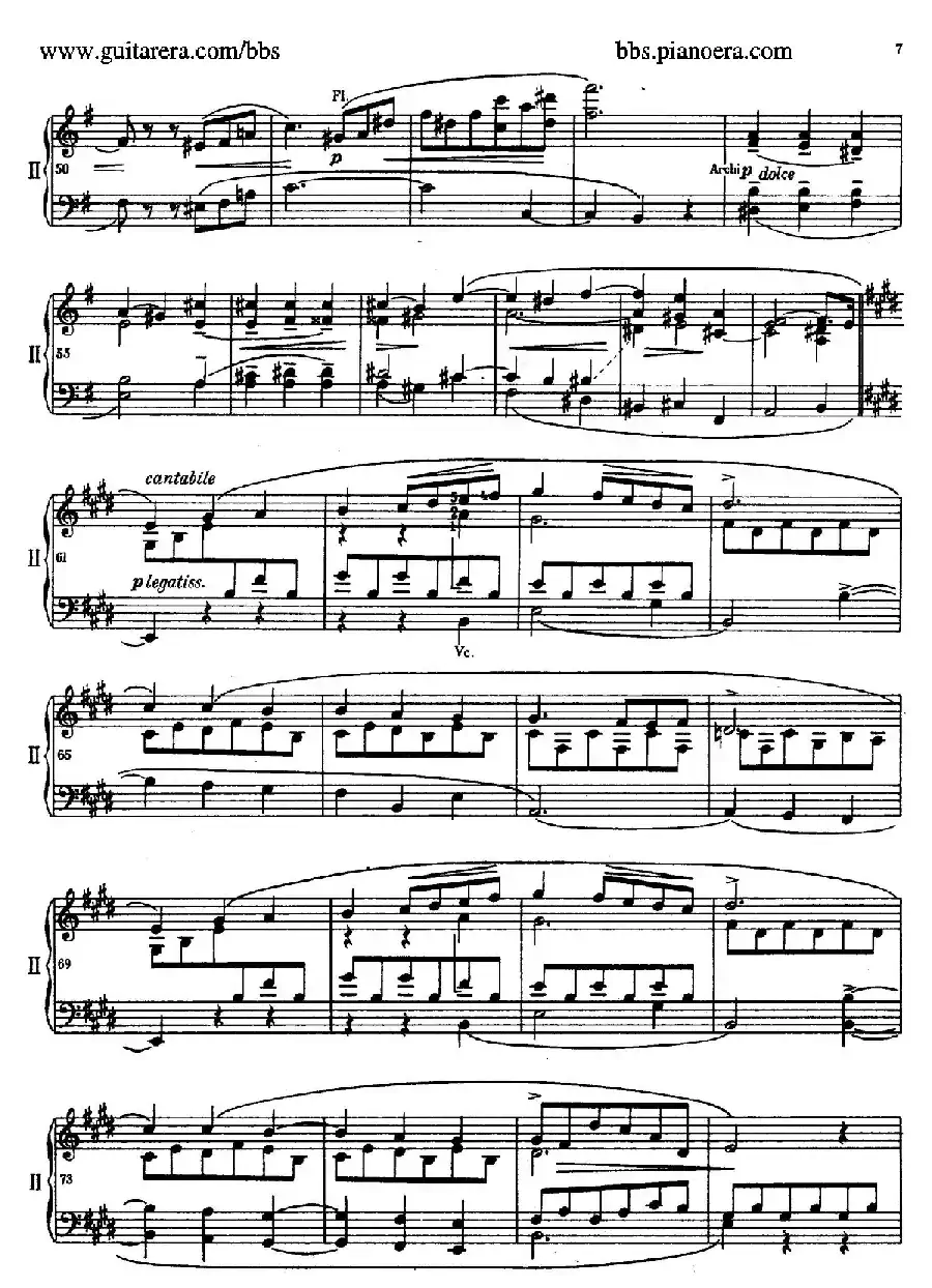 e小调第一钢琴协奏曲 Op.11（双钢琴版·第一乐章）