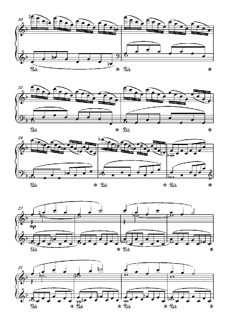 第14钢琴奏鸣曲  Piano Sonata NO.14‘Sonatine’（小奏鸣曲）