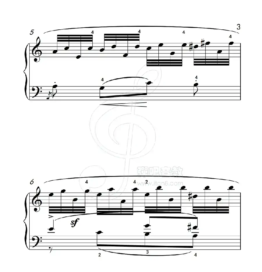 练习曲 3(克拉莫钢琴练习曲60首)