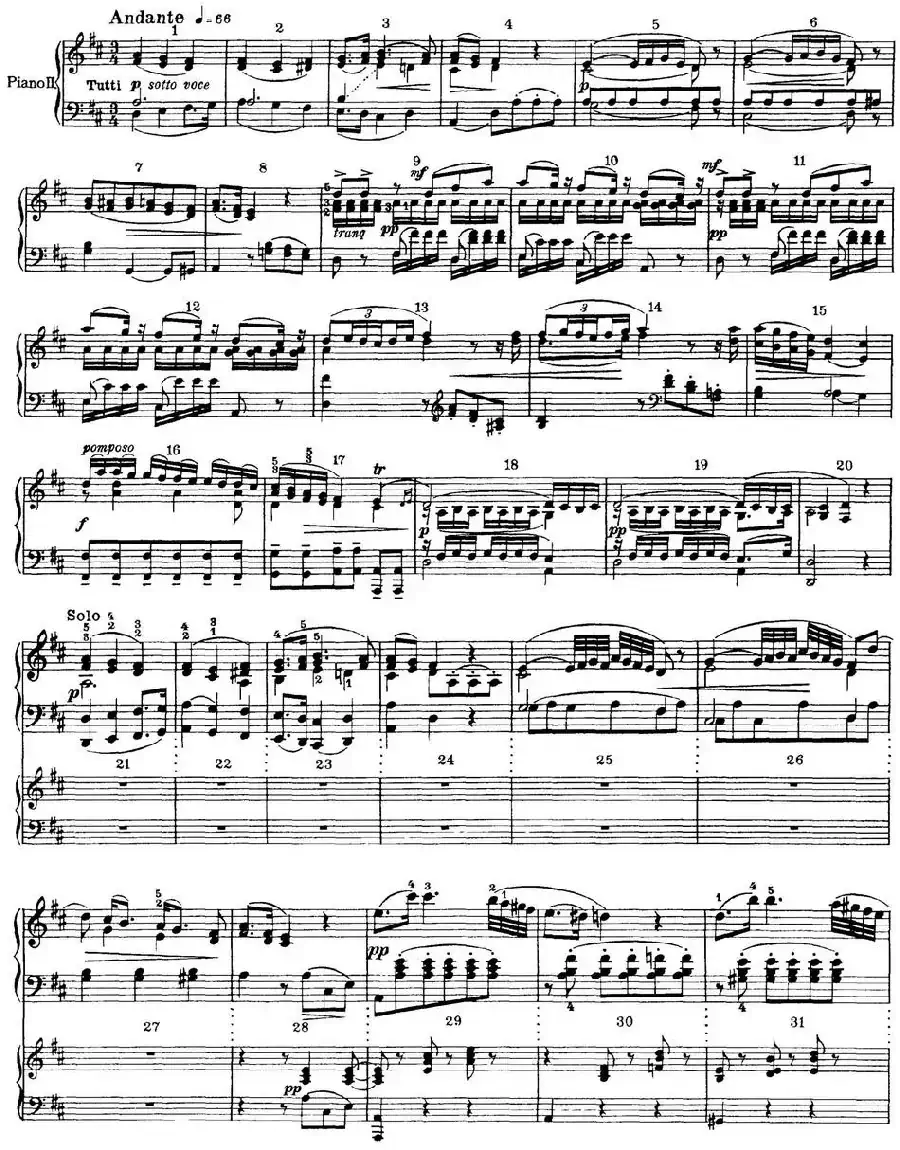 二十八部钢琴协奏曲 No.12（P16-34）