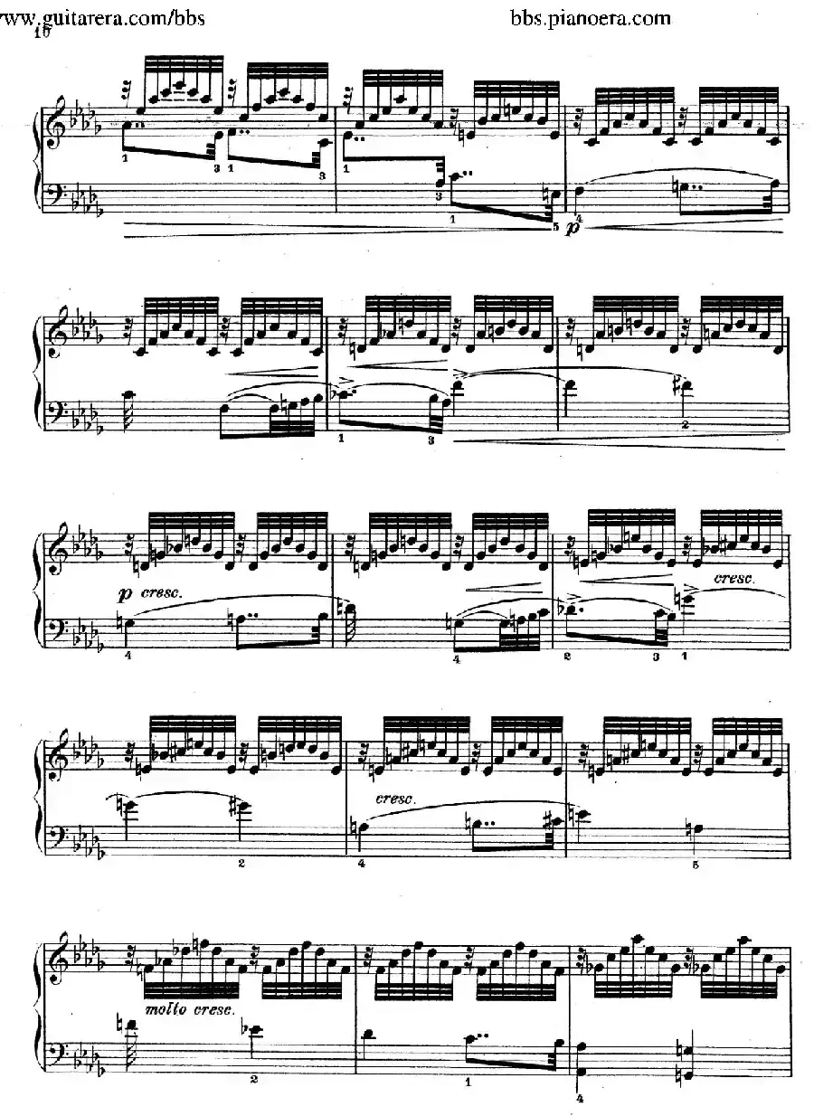 Six Pieces Op.32（6首小品·3. 春之声）