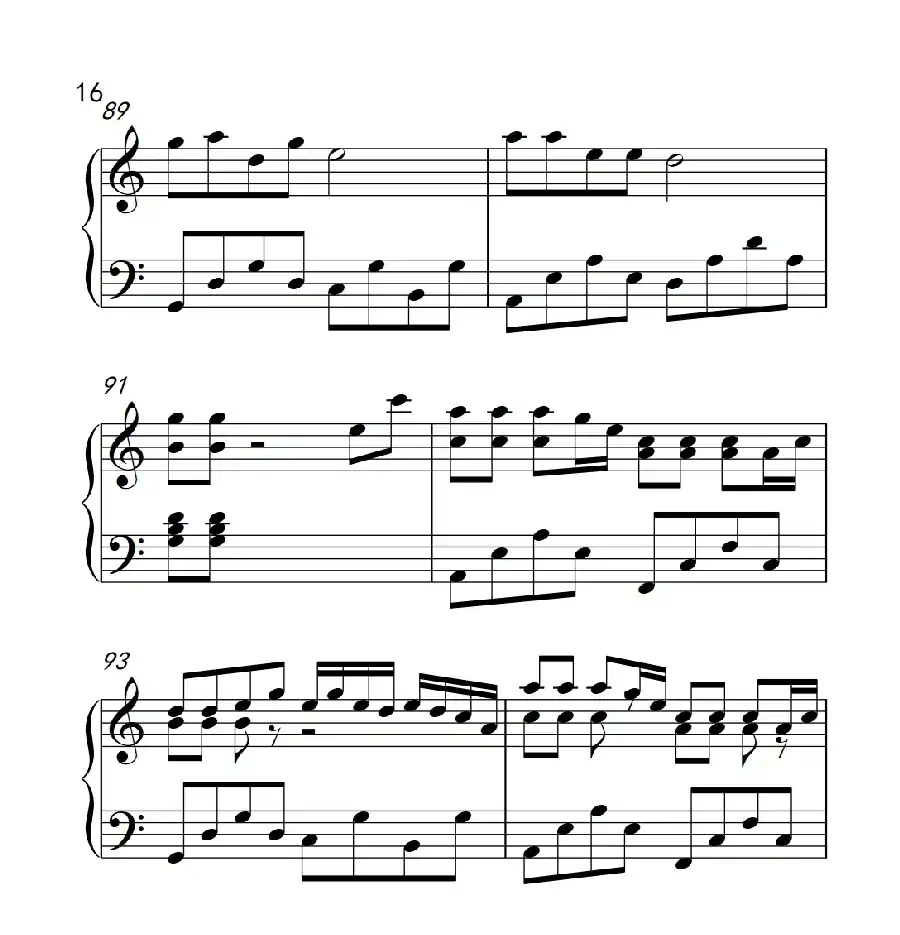 自由飞翔（《弹吧音教》制谱版）