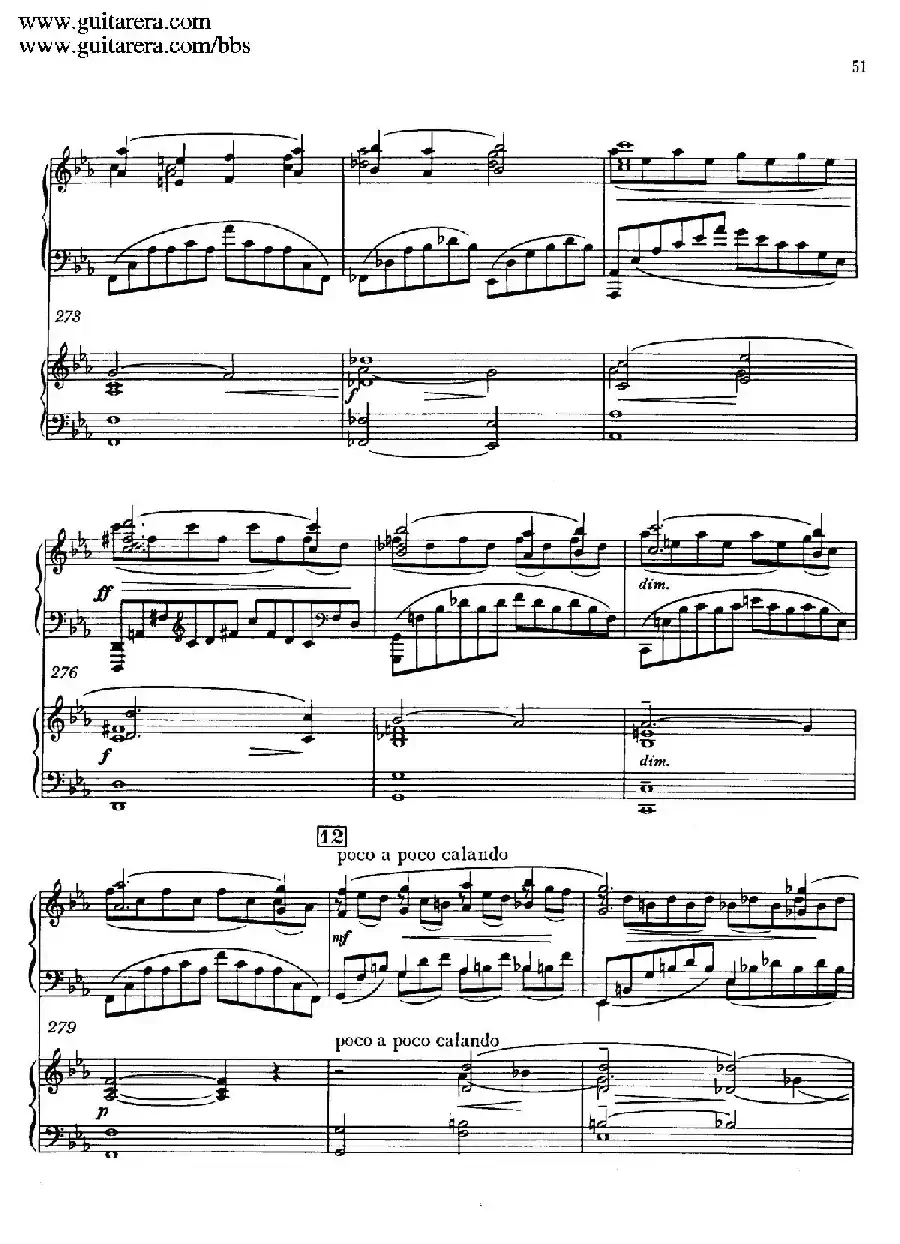 c小调第二钢琴协奏曲 Op.18（双钢琴·第一乐章）