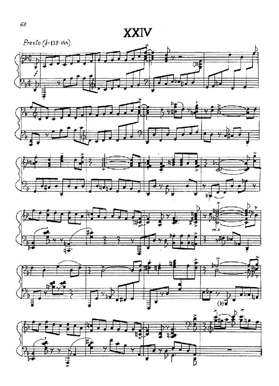 24 Preludes Op.53（24首前奏曲·XXⅣ）