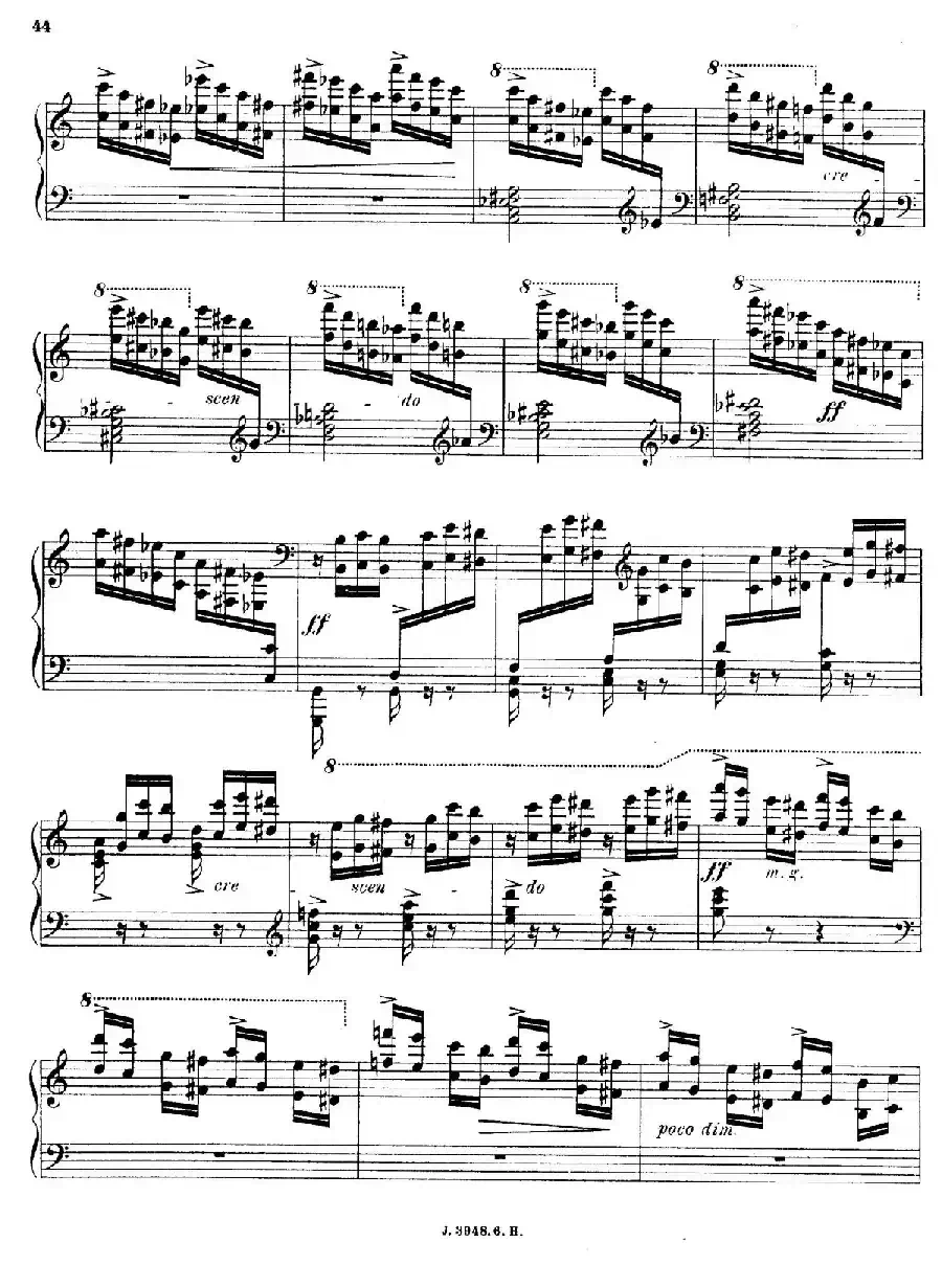 6 Etudes de Concert（6首音乐会练习曲·6）