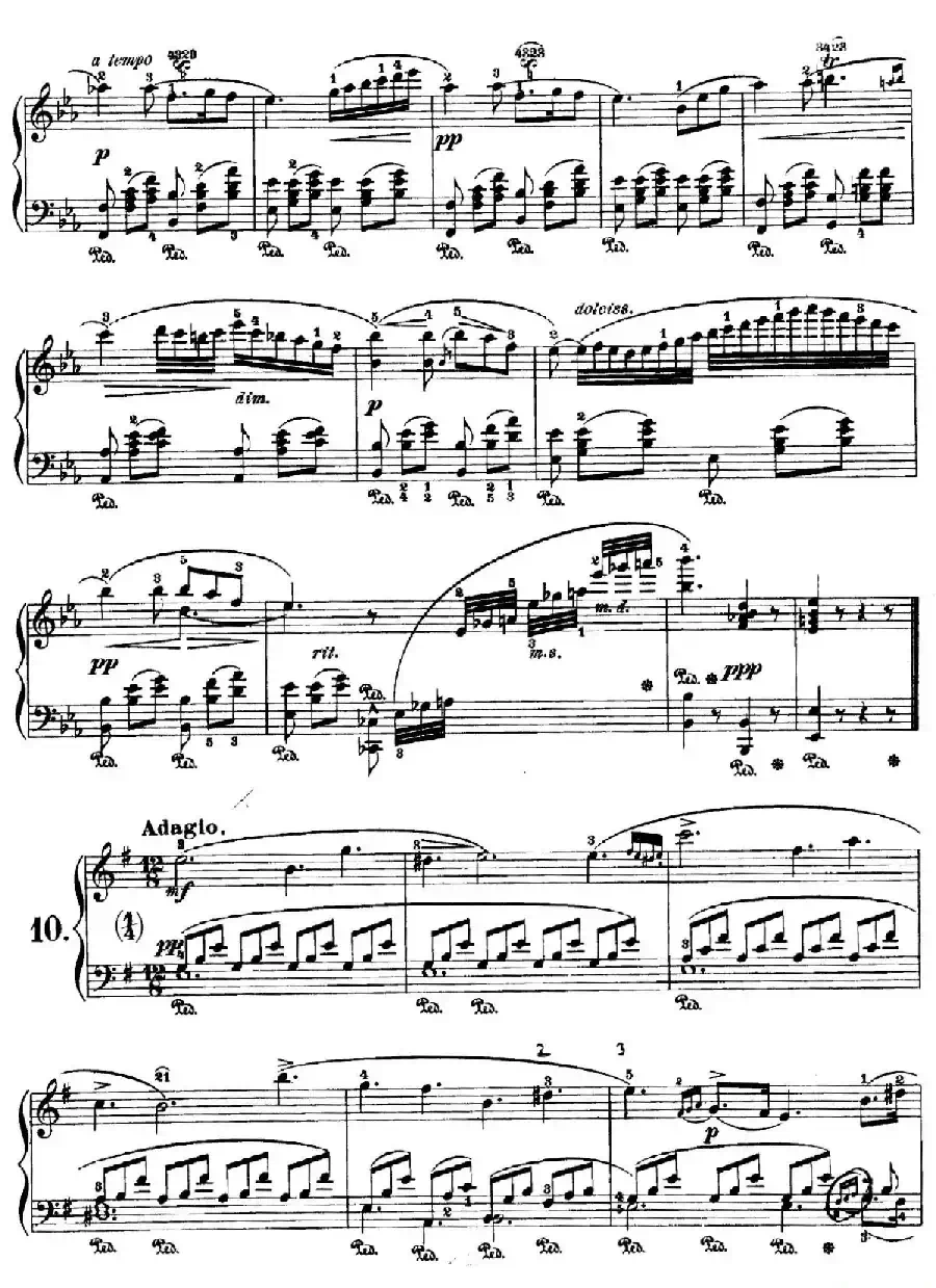 Nocturne No.10 in e Minor（e小调第十号夜曲）