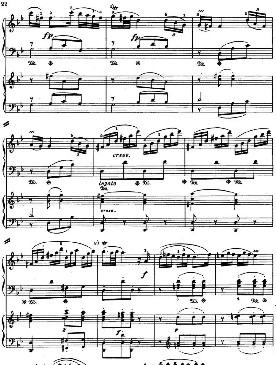二十八部钢琴协奏曲 No.4