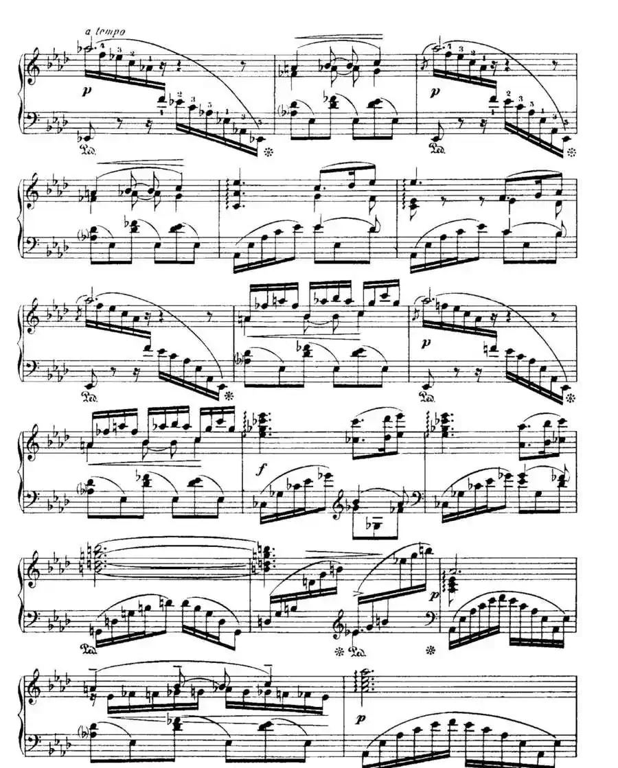 福雷13首船歌：Barcarolle No·4 in A-flat, Op·44