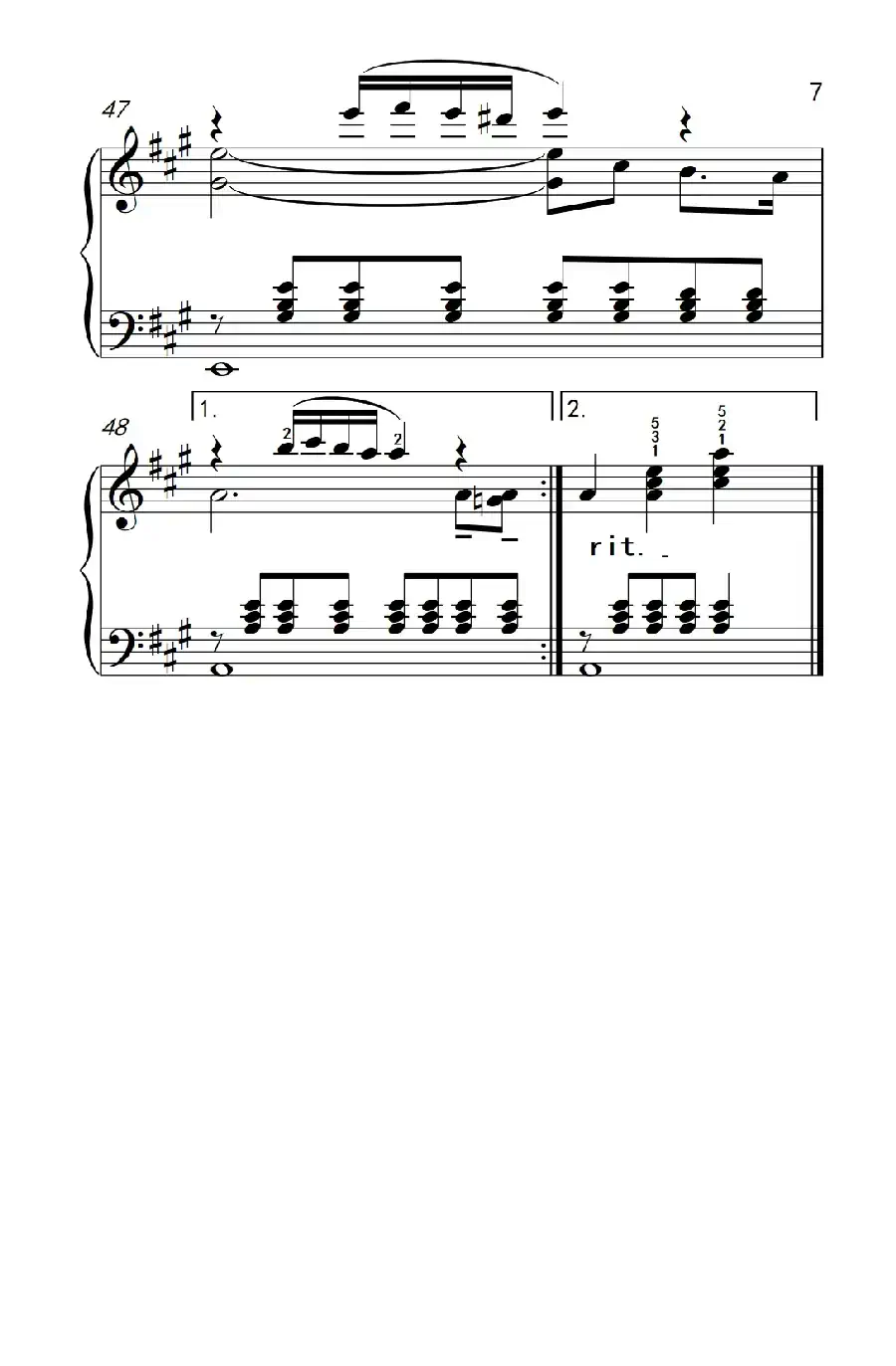 小小少年（《弹吧音教》制谱）