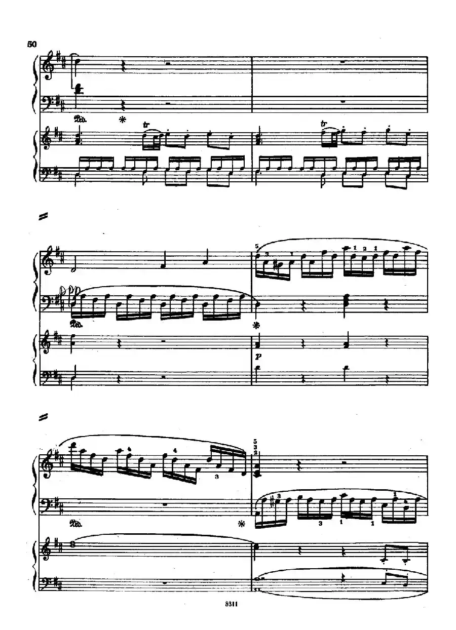 Concerto no 5 K 175 - 2 Piano（Ⅰ）
