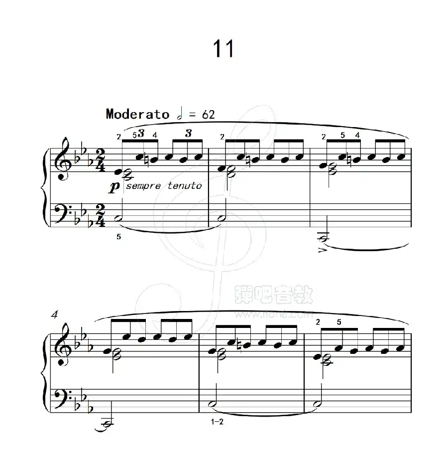 练习曲 11（克拉莫钢琴练习曲60首）