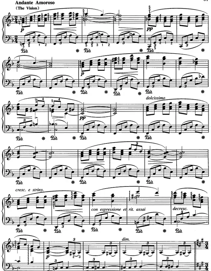 不可不弹的世界钢琴名曲：舞会后的爱之梦