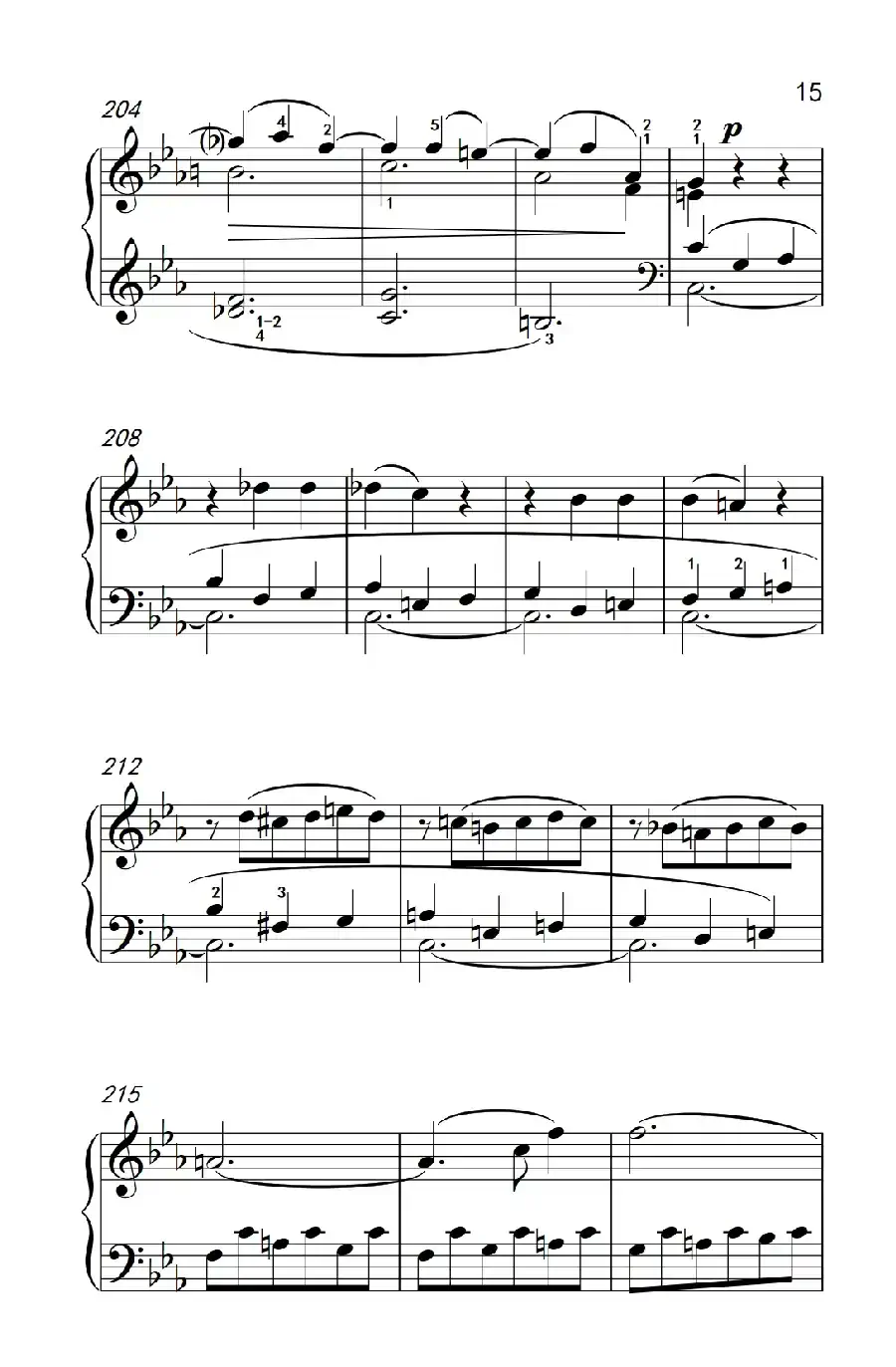 奏鸣曲 Opus 10 Nr.1 第一乐章(贝多芬奏鸣曲集 2)