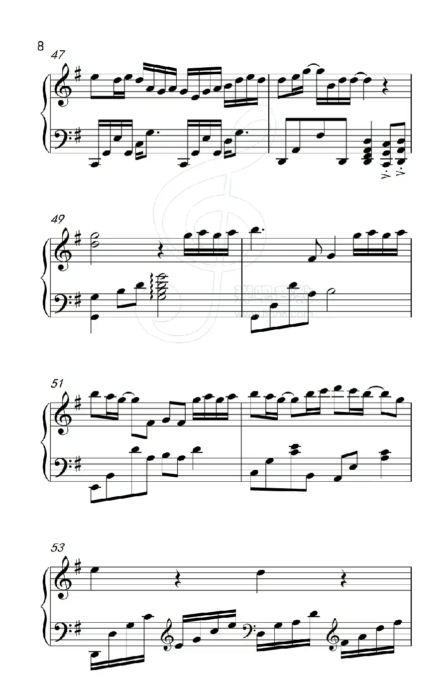 只想一生跟你走（《弹吧音教》制谱版）