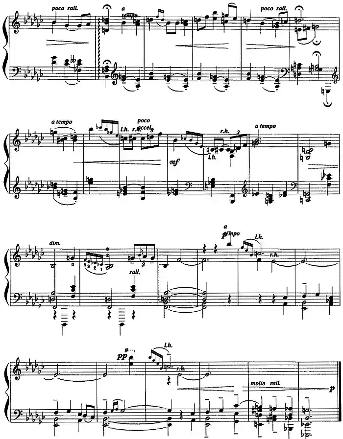 现代钢琴曲：2、即兴曲