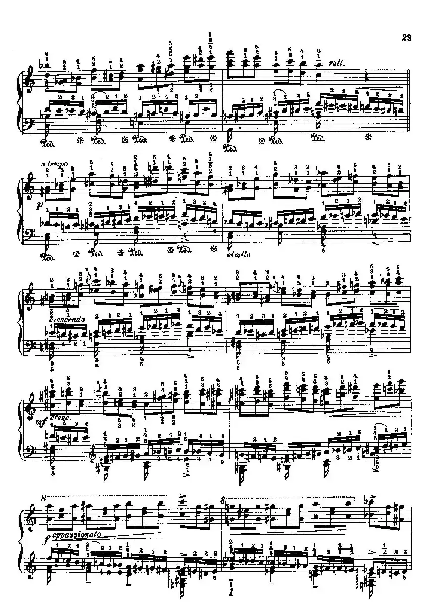 53首以肖邦练习曲为素材而作的练习曲（No.4）