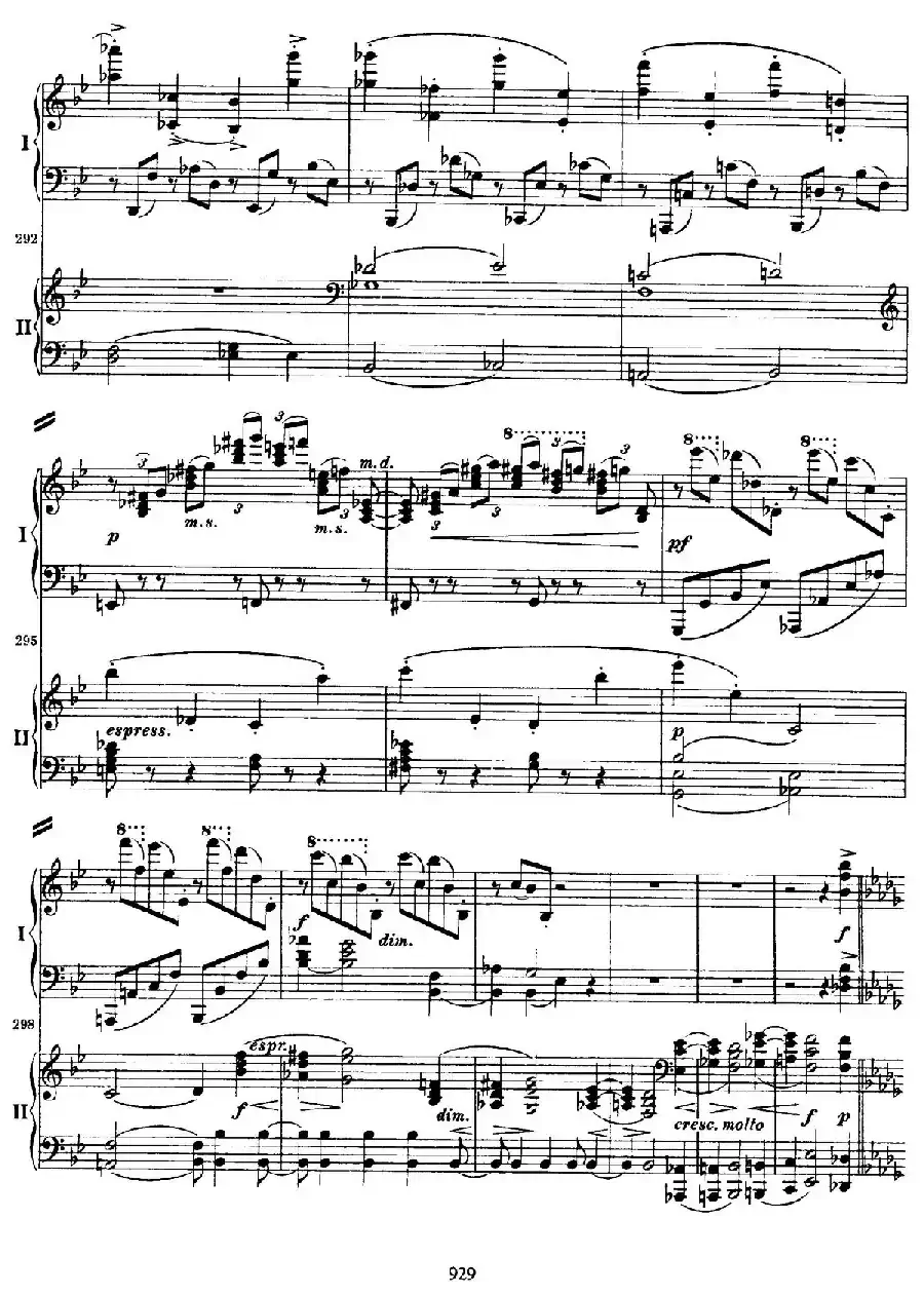 降B大调第二钢琴协奏曲 （P31——40）