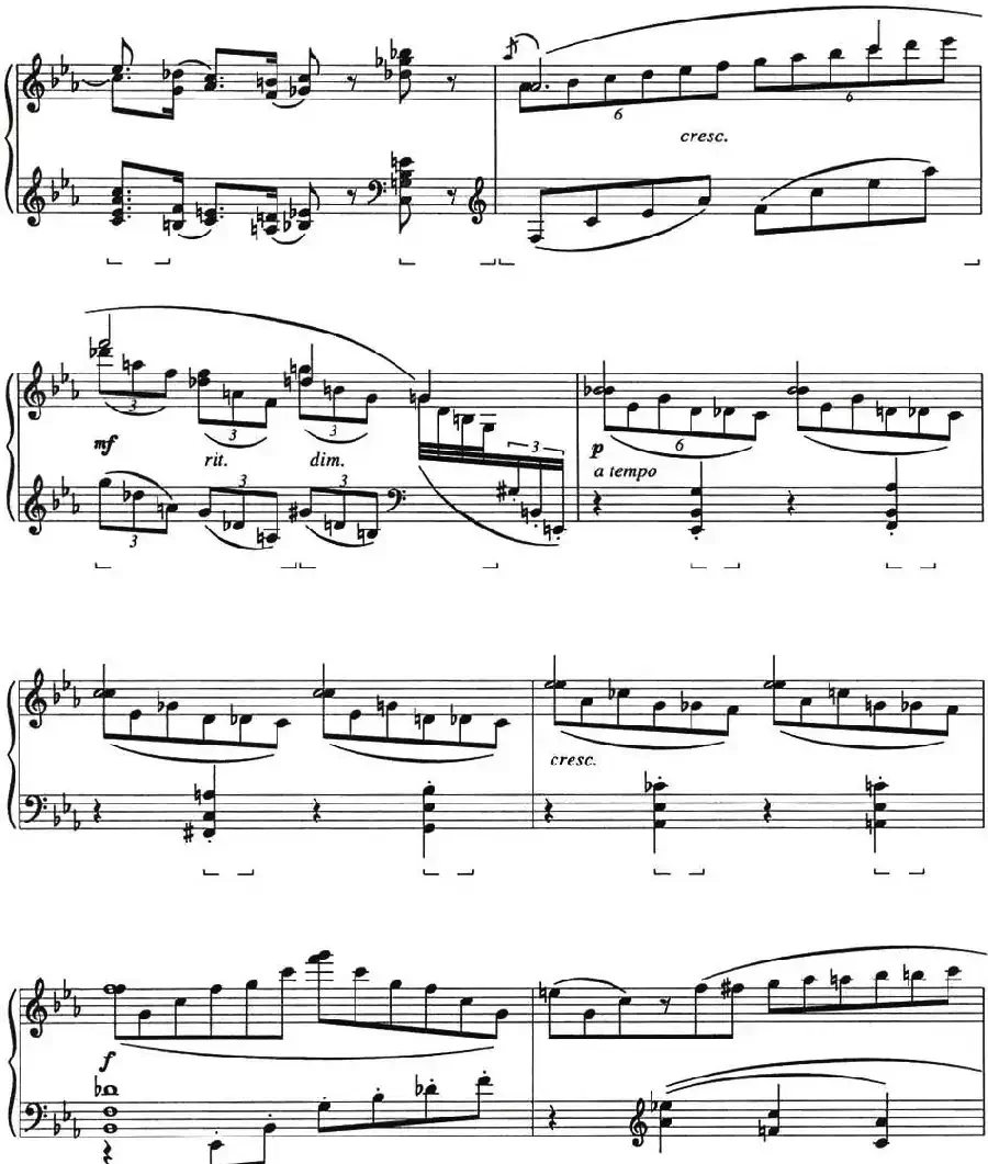 Etude 1.Liza（乔治·格什温练习曲·1、莉萨）